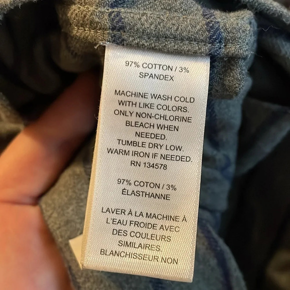 Vineyard Vines Slim Longshore Shirt men’s gray button down shirt size medium - Picture 8 of 8